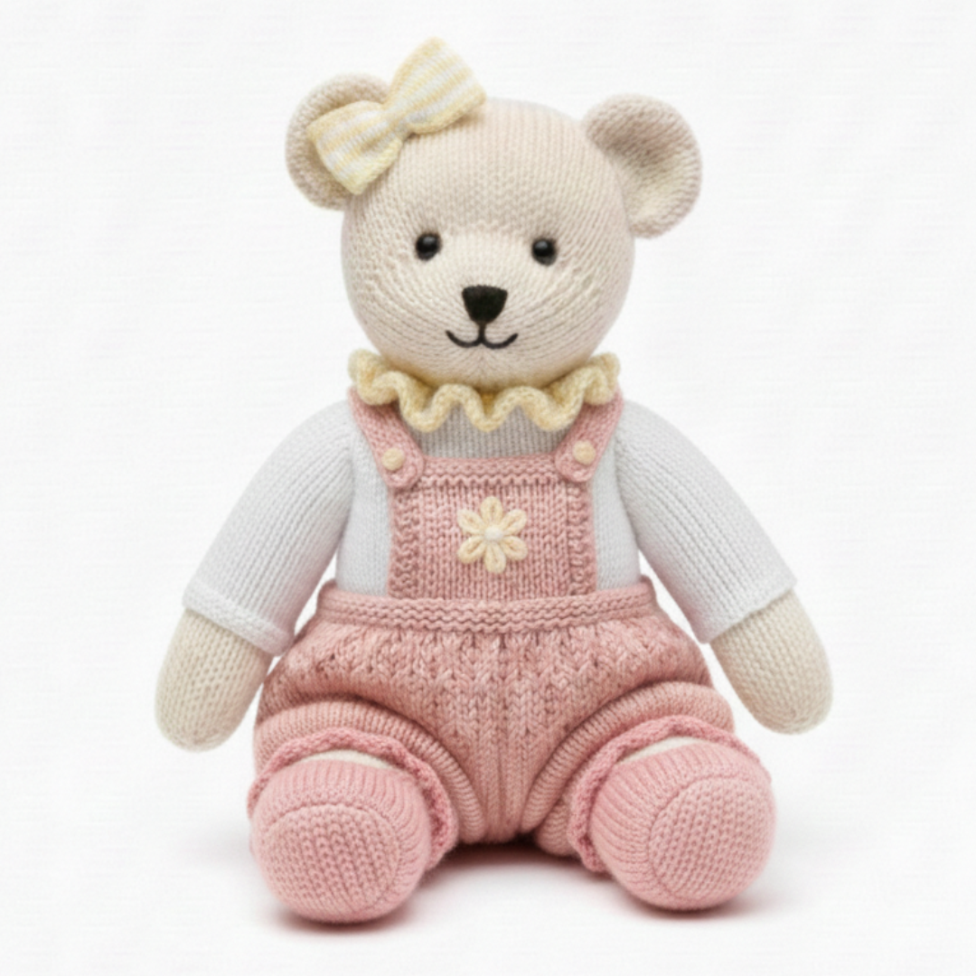 Beautiful Bear Sewing Pattern, Clothes Included, Instant Download