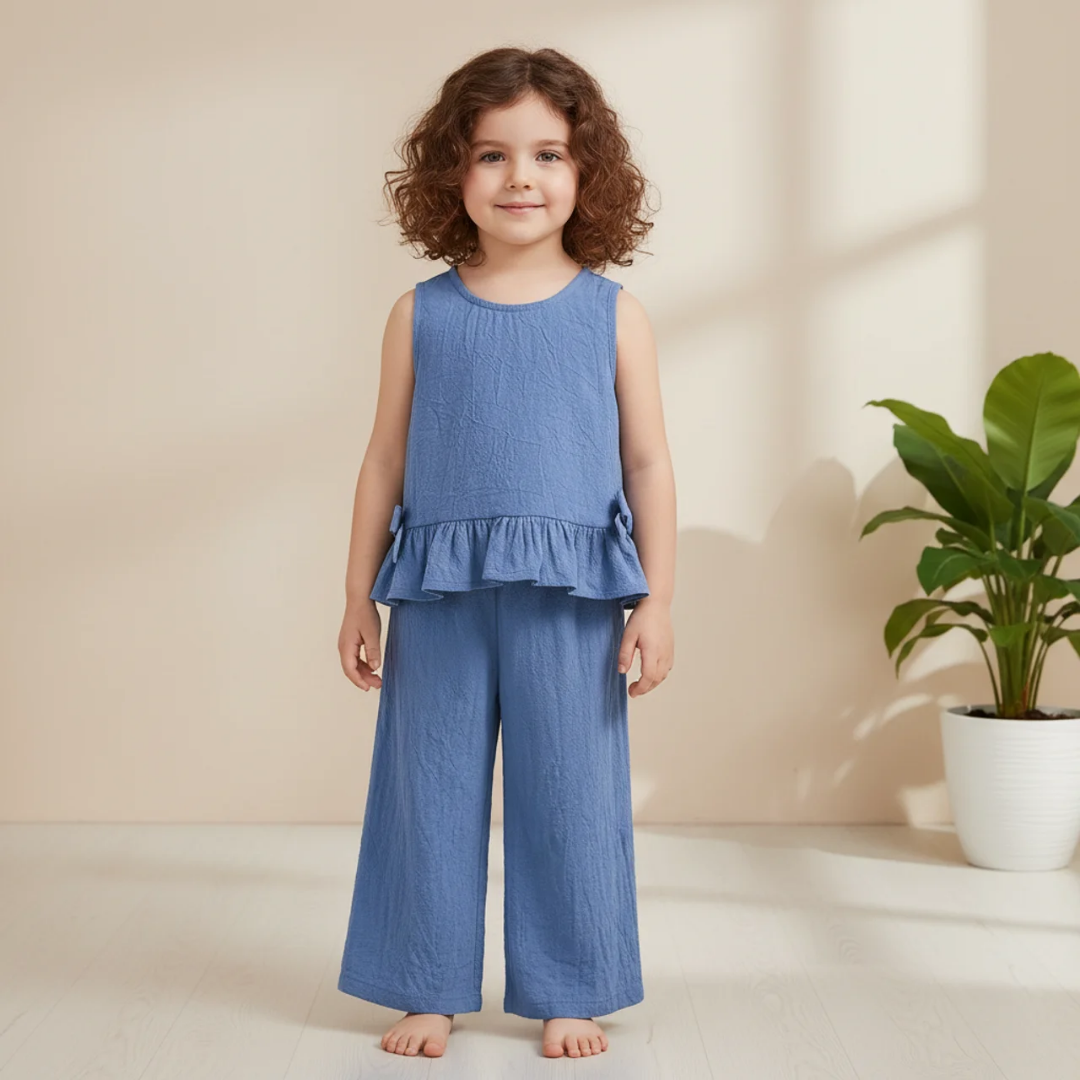 Kids Top and Pants Set Sewing Pattern, Cute Matching Set, Beginner Friendly