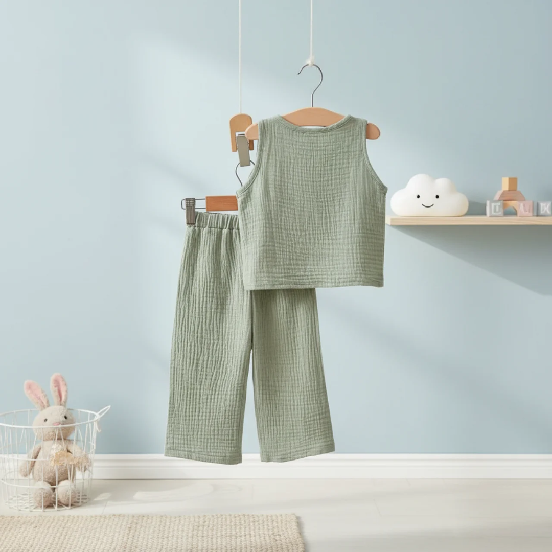 Kids Top and Pants Set Sewing Pattern, Lila Set, Beginner Friendly