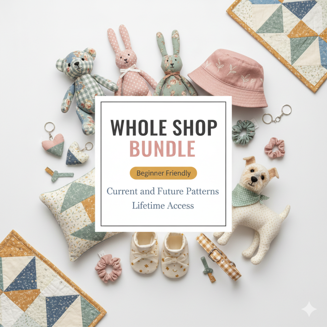 Whole Shop Bundle, Every Sewing Pattern Created, All Current & Future Patterns, Instant Access
