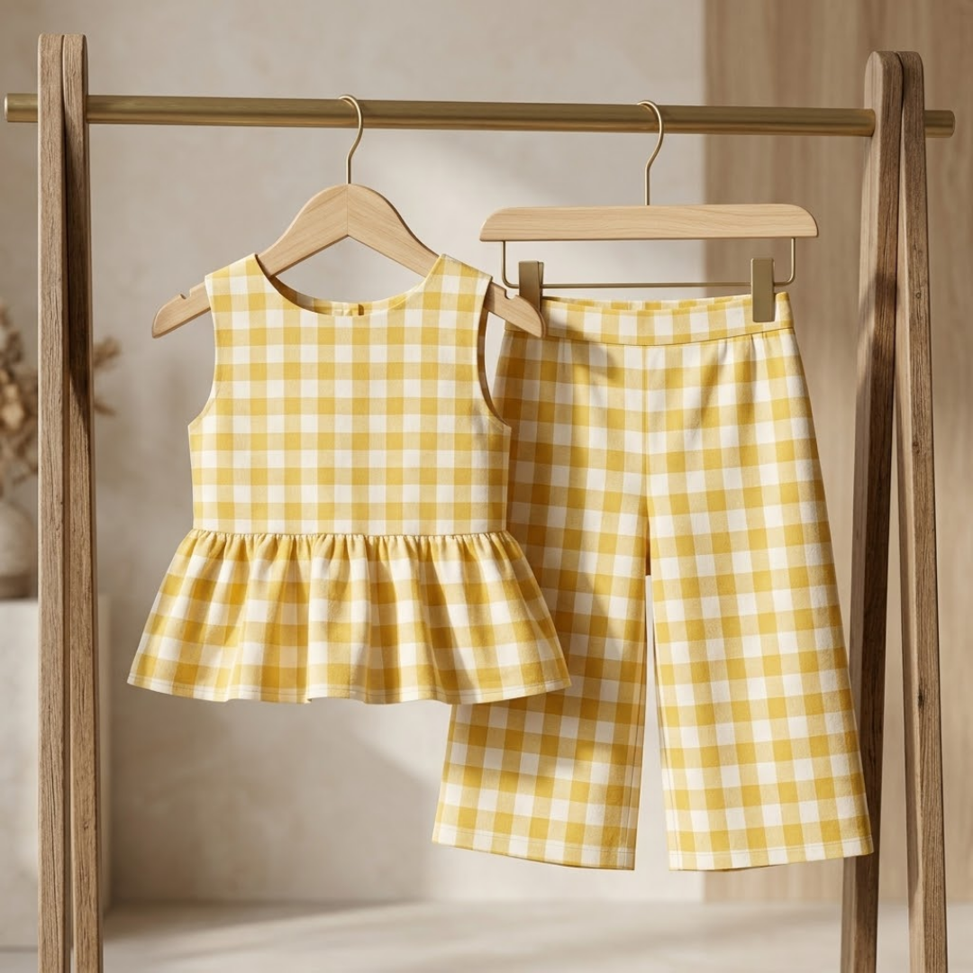 Kids Top and Pants Sewing Pattern, Beginner Friendly, Cute Matching Set