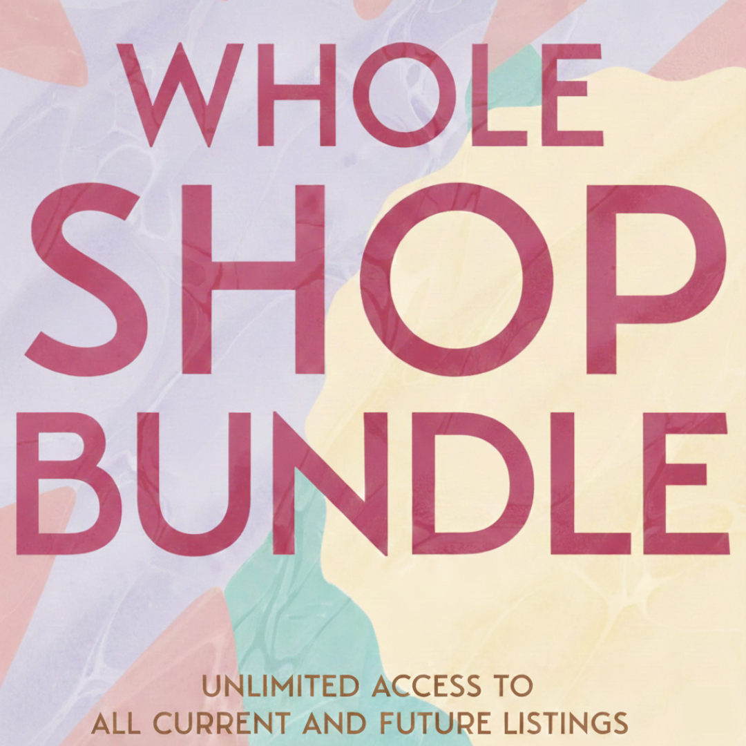 Whole Shop Bundle, Every Sewing Pattern Created, All Current & Future Patterns, Instant Access