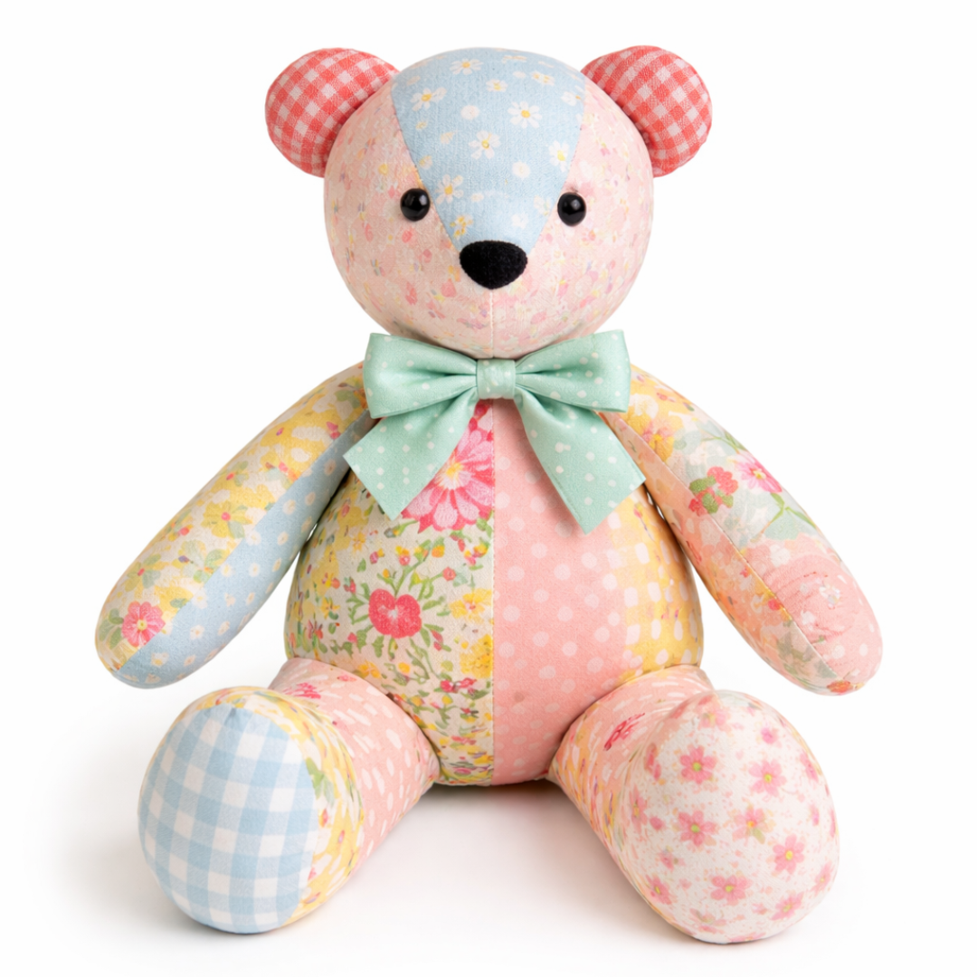 Memory Bear Sewing Pattern, Video Tutorial Included, 20 Sizes, Instant Download, Memories Forever