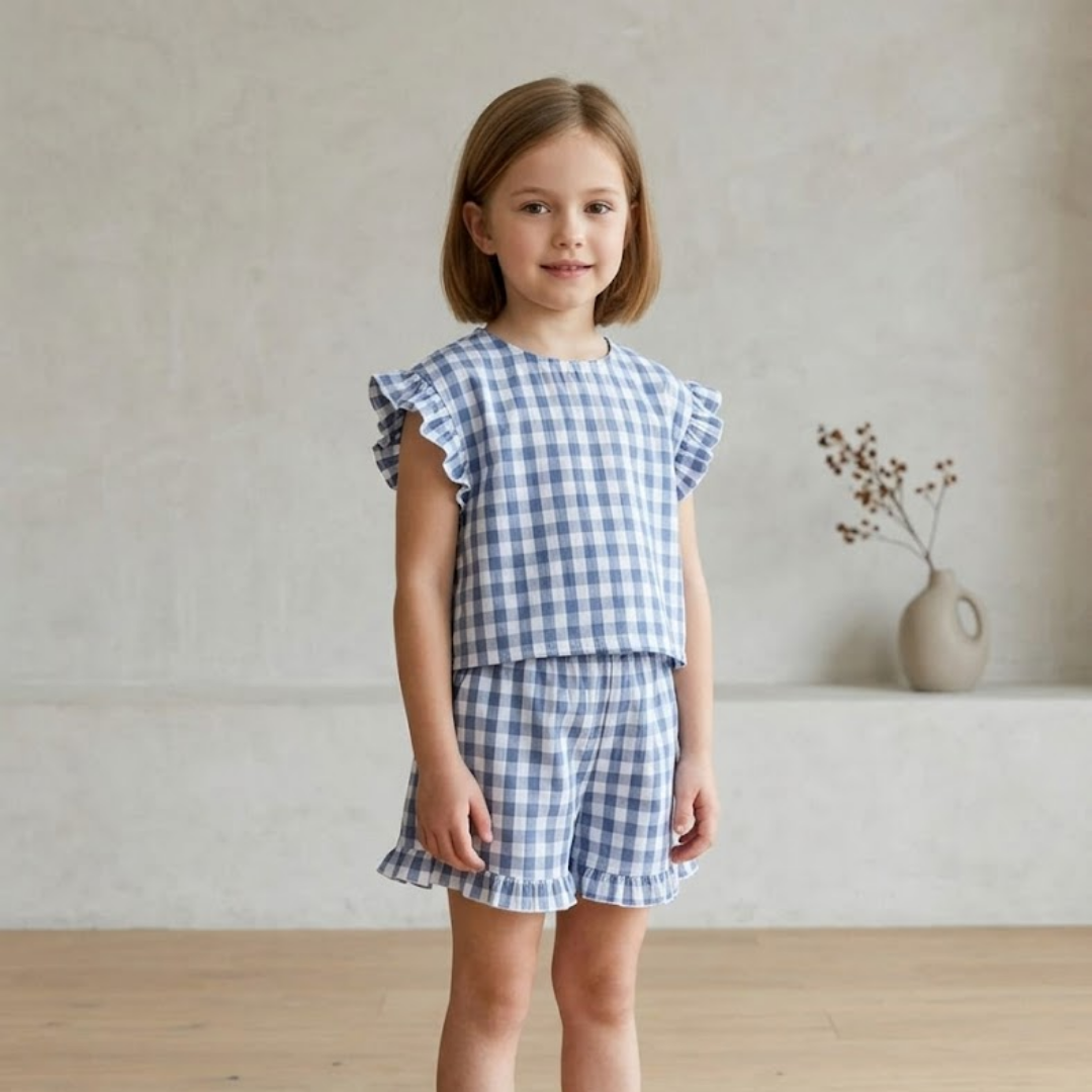 Top and Shorts Pattern for Kids, PDF Pattern, Beginner Friendly