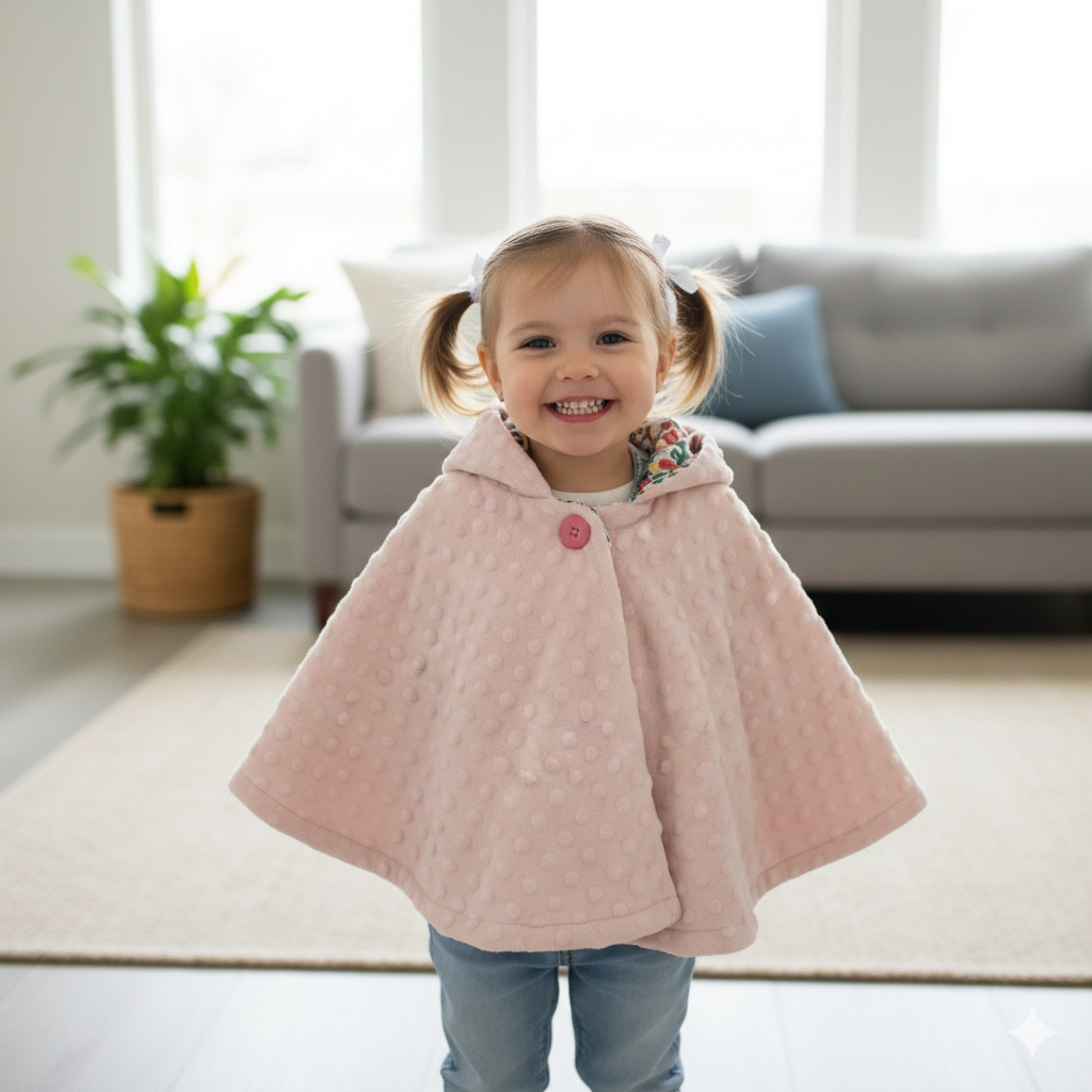 Blanket Hoodie Pattern, Kids & Adult Sizes, Video Tutorial, Beginner Friendly